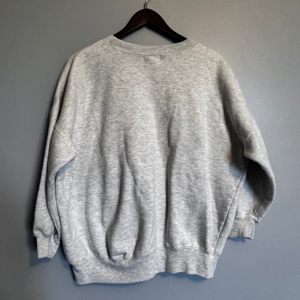 Vintage Limited Jeans Sweatshirt Gray Crewneck Graphic Pullover Womens Medium M - Picture 5 of 6